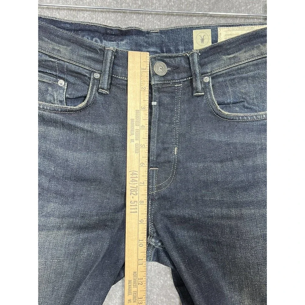 AllSaints Spitalfields Straight‎ Leg Jeans Mens Size 30x30 Button Fly Dingy Blue